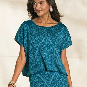 Peruvian Connection Top, Size XS, NWOT